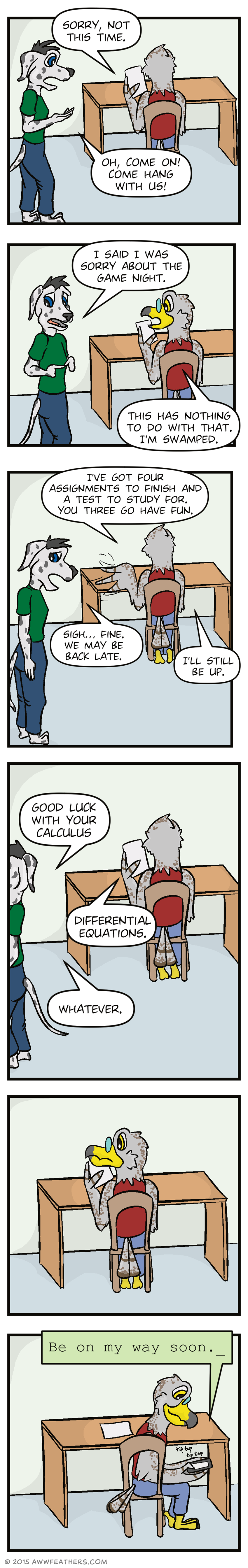 Comic page: Night Out 1