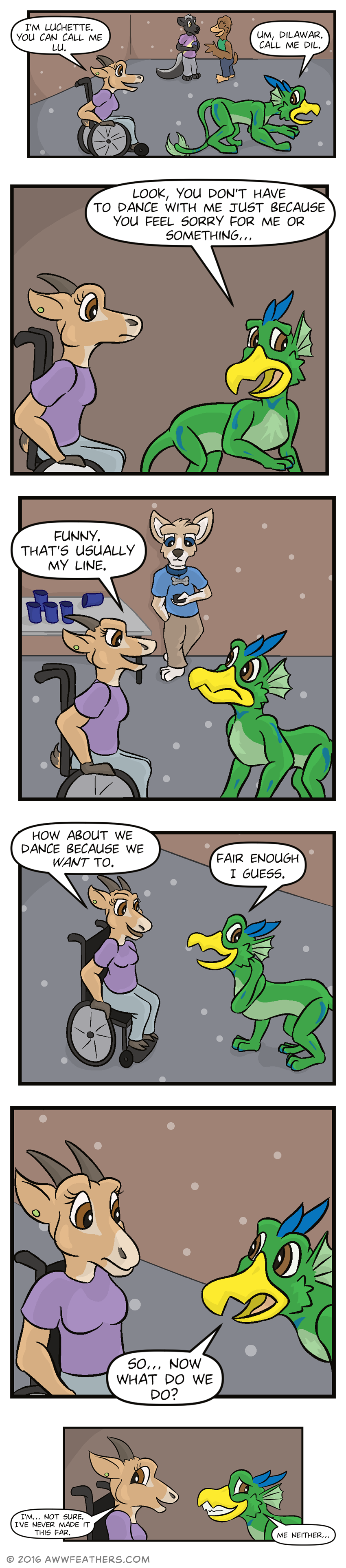 Comic page: Night Out 4