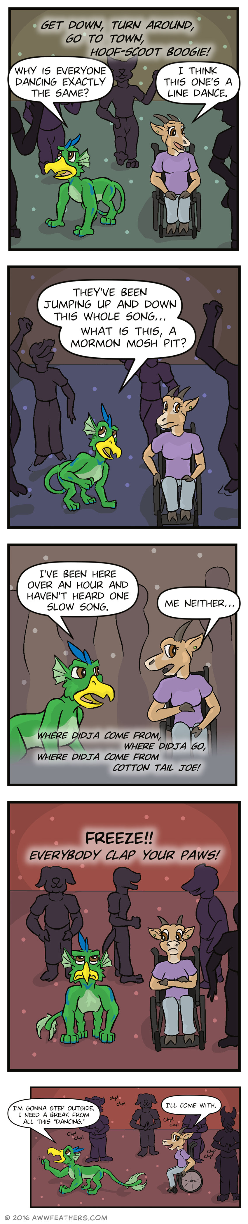 Comic page: Night Out 5